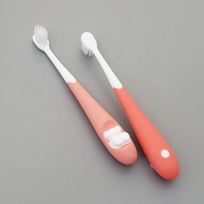 Infants round fat handle sitting bear toothbrush