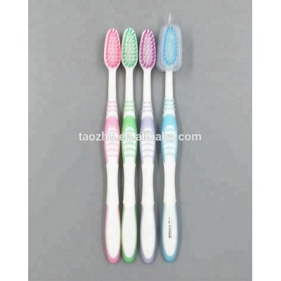 2018 new shine rubber grip skidproof adults dental care toothbrush