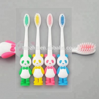 National treasure giant panda cartoon kids attractive toothbrush for baby daily oral teeth healthy